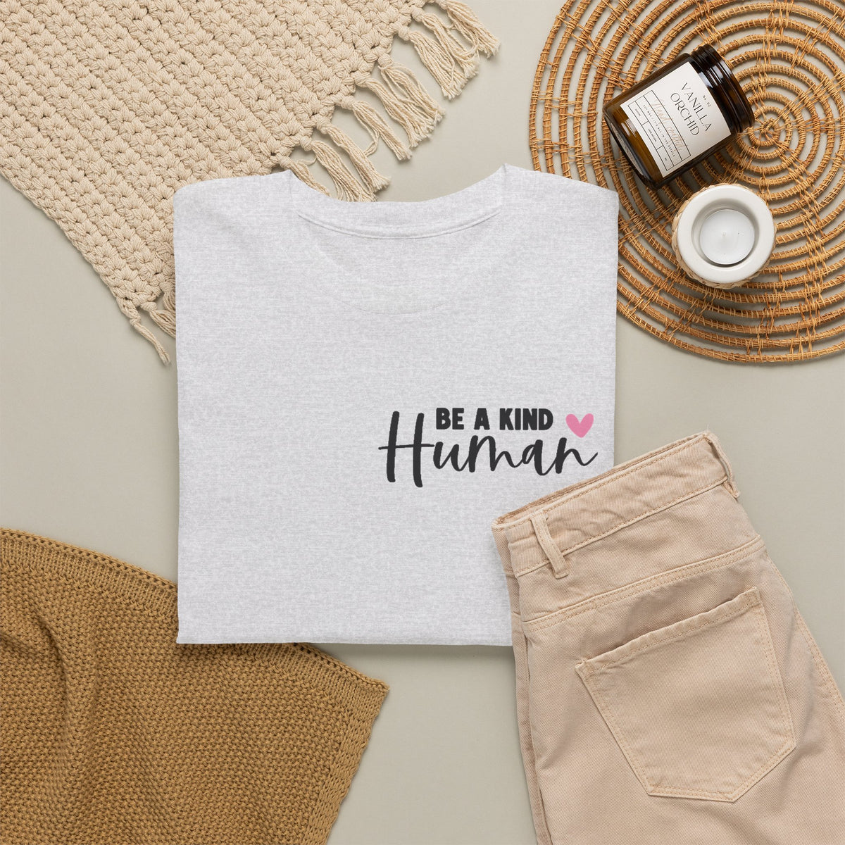 Be a Kind Human Cotton Tee