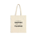 Rather be Shopping Cotton Canvas Tote Bag